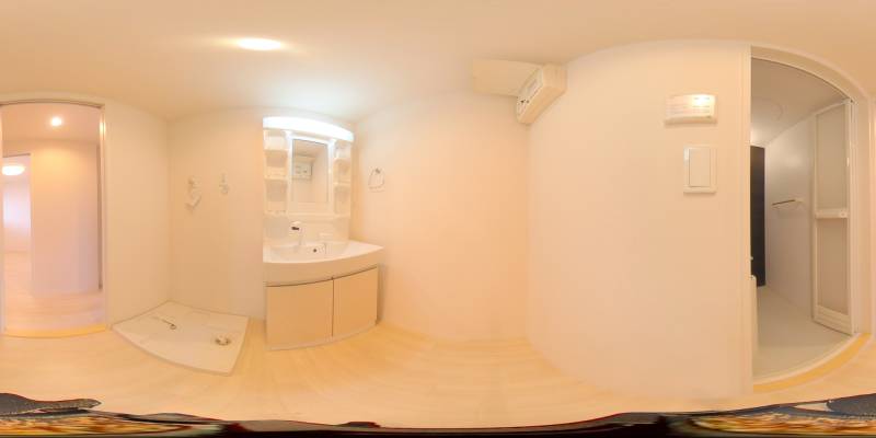 パノラマ画像洗面所