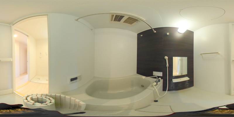 パノラマ画像バスルーム