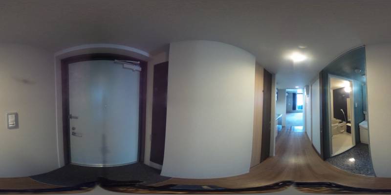 パノラマ画像玄関