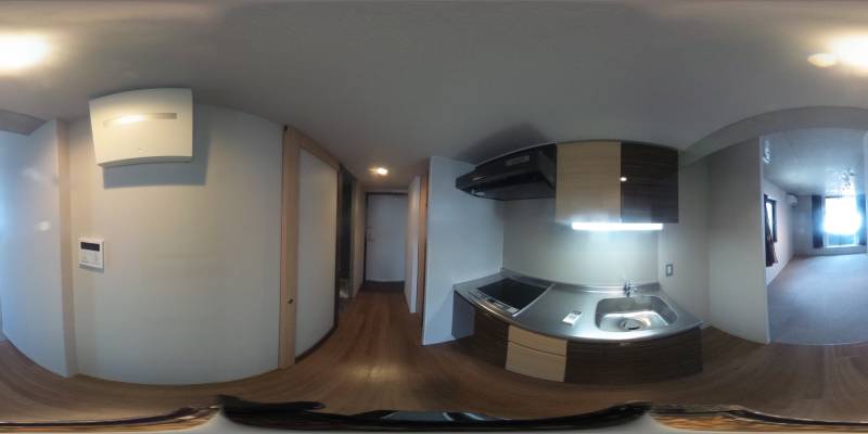 パノラマ画像キッチン