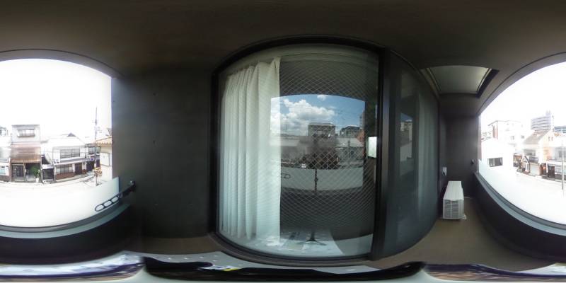 パノラマ画像バルコニー