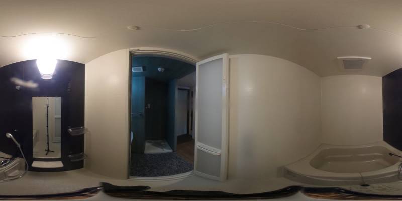 パノラマ画像バスルーム