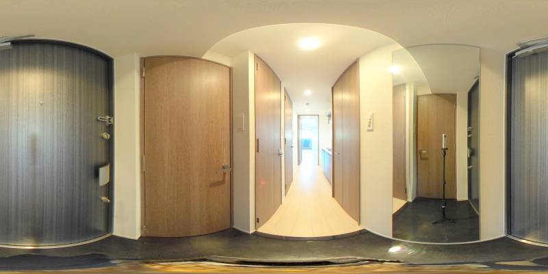 パノラマ画像玄関