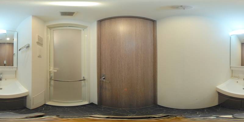 パノラマ画像洗面所