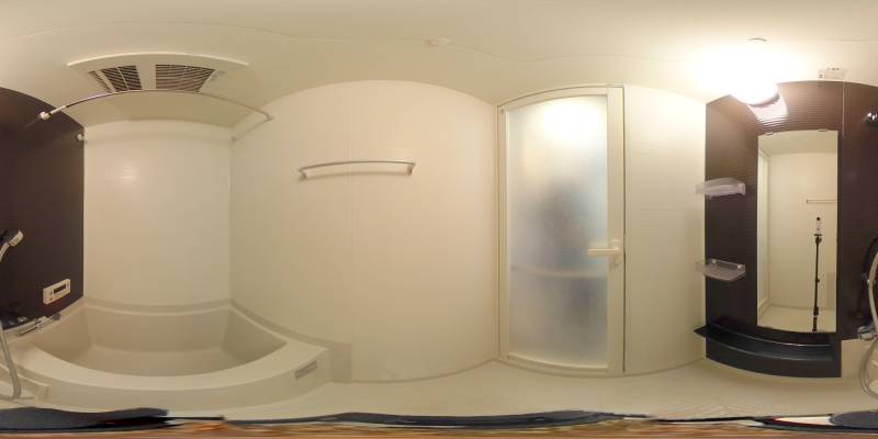 パノラマ画像バスルーム