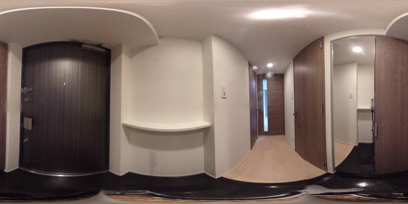 パノラマ画像玄関