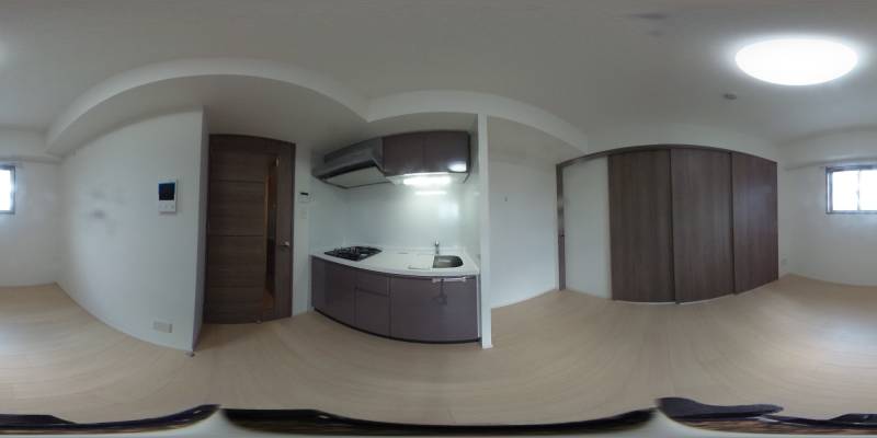 パノラマ画像キッチン