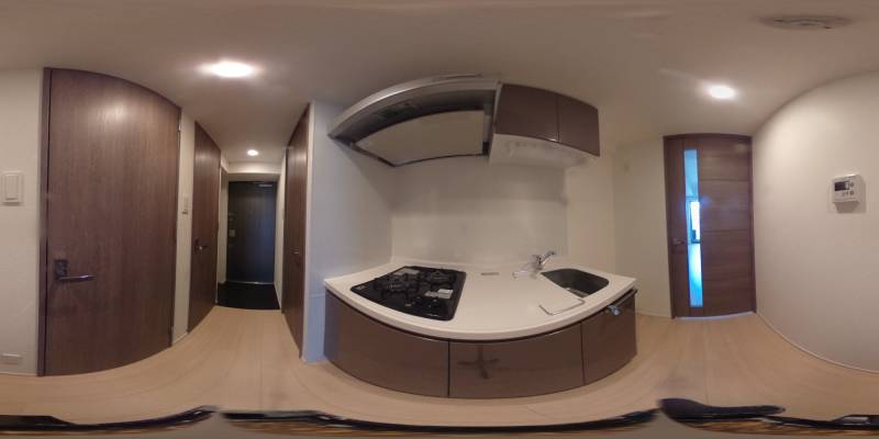 パノラマ画像キッチン