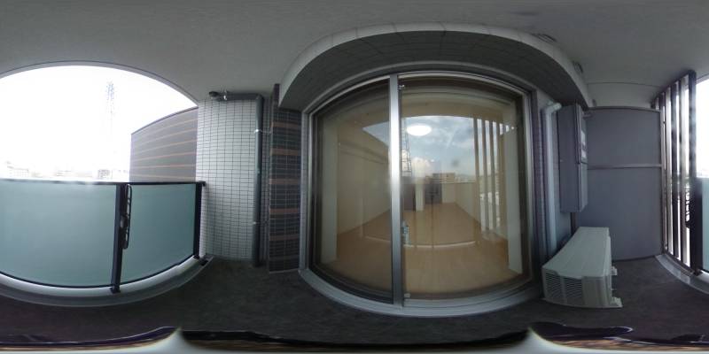 パノラマ画像バルコニー