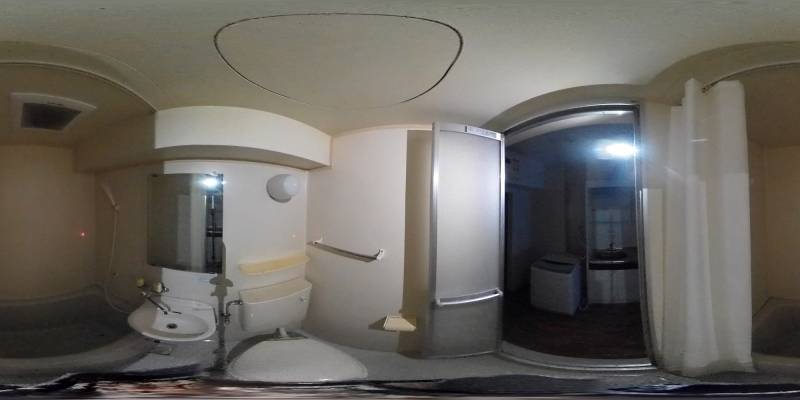 パノラマ画像バスルーム