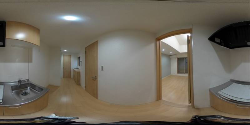 パノラマ画像キッチン