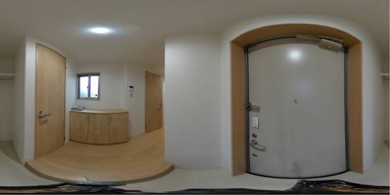 パノラマ画像玄関