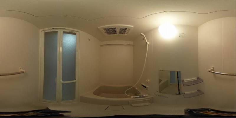 パノラマ画像バスルーム