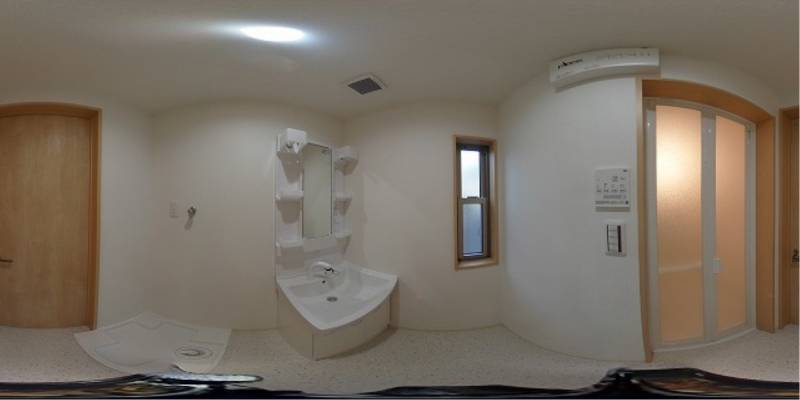 パノラマ画像洗面所