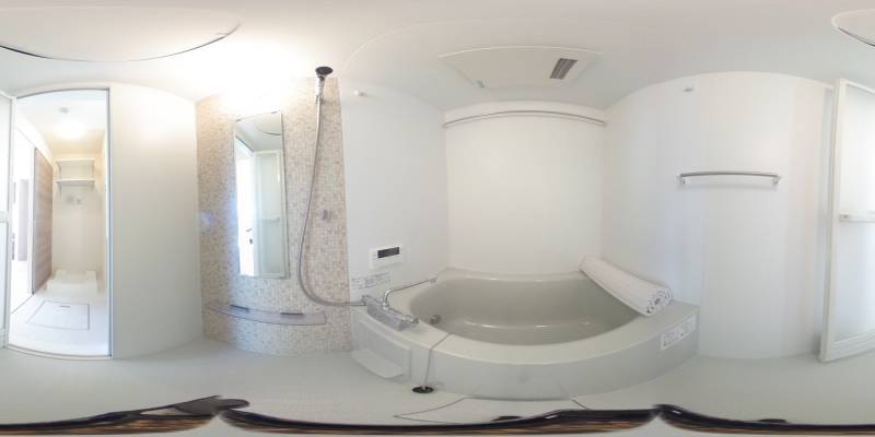 パノラマ画像バスルーム