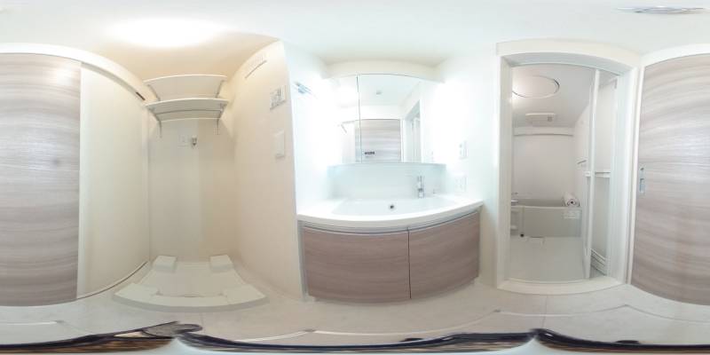 パノラマ画像洗面所