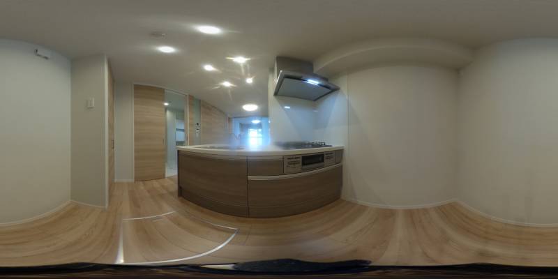 パノラマ画像キッチン