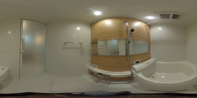 パノラマ画像バスルーム