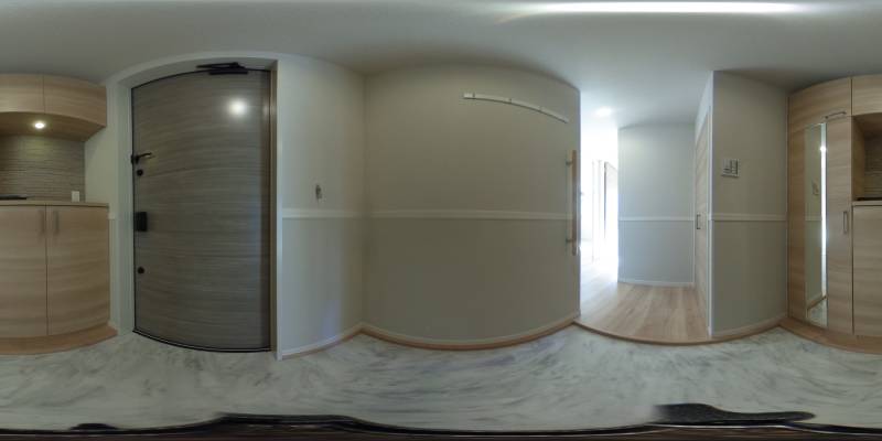 パノラマ画像玄関