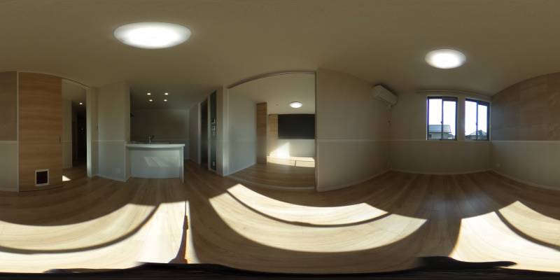 パノラマ画像リビング