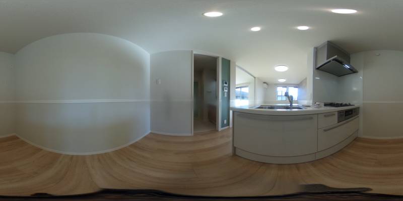 パノラマ画像キッチン