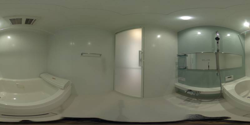 パノラマ画像バスルーム