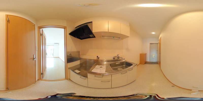 パノラマ画像キッチン