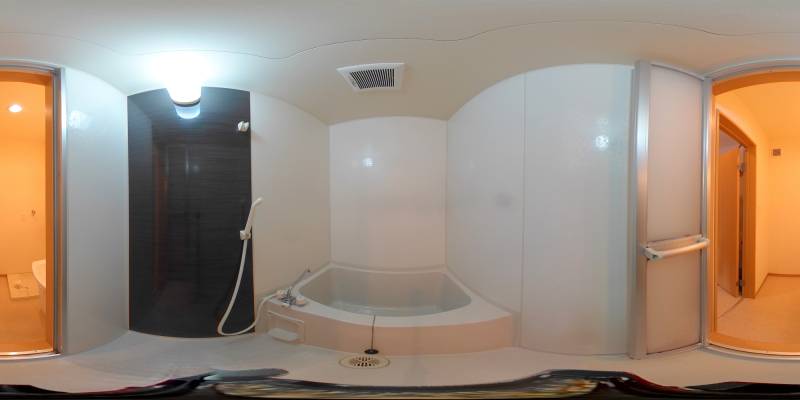 パノラマ画像バスルーム