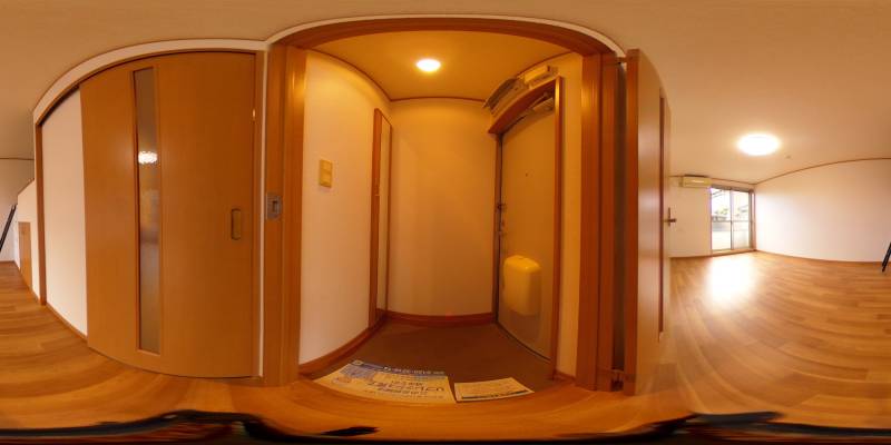 パノラマ画像玄関