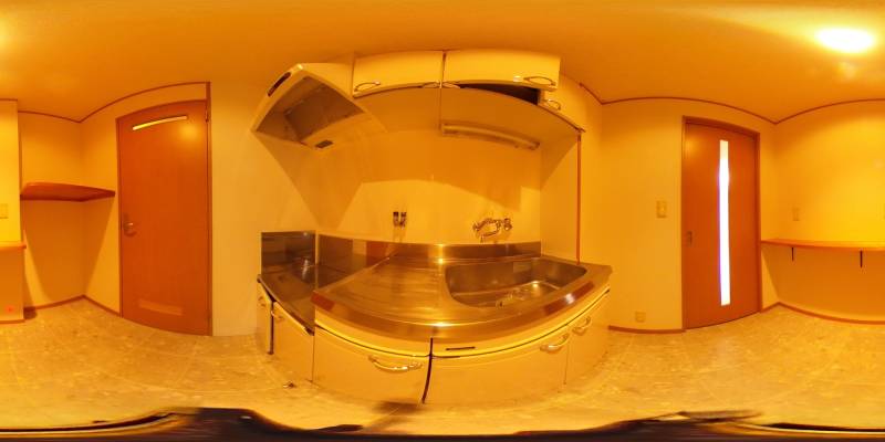 パノラマ画像キッチン