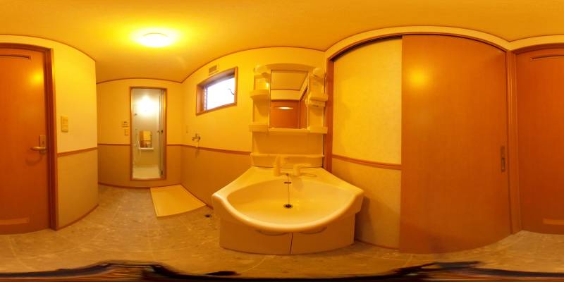 パノラマ画像洗面所