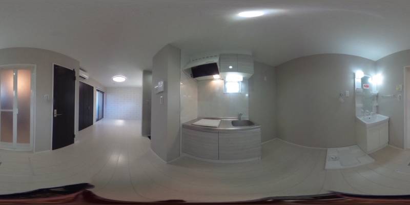 パノラマ画像キッチン