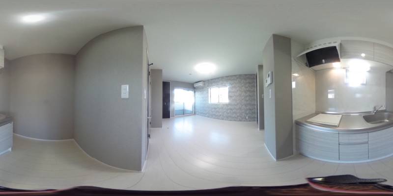 パノラマ画像キッチン