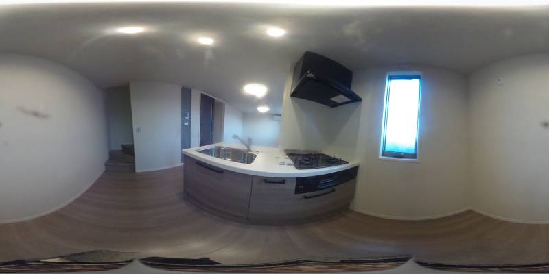 パノラマ画像キッチン