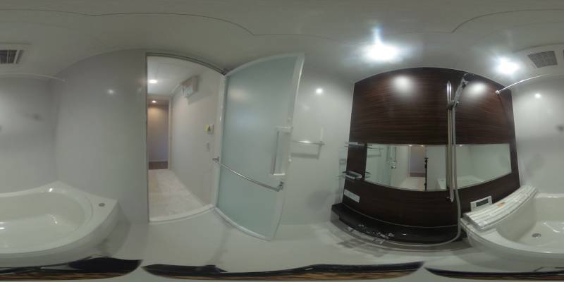 パノラマ画像バスルーム
