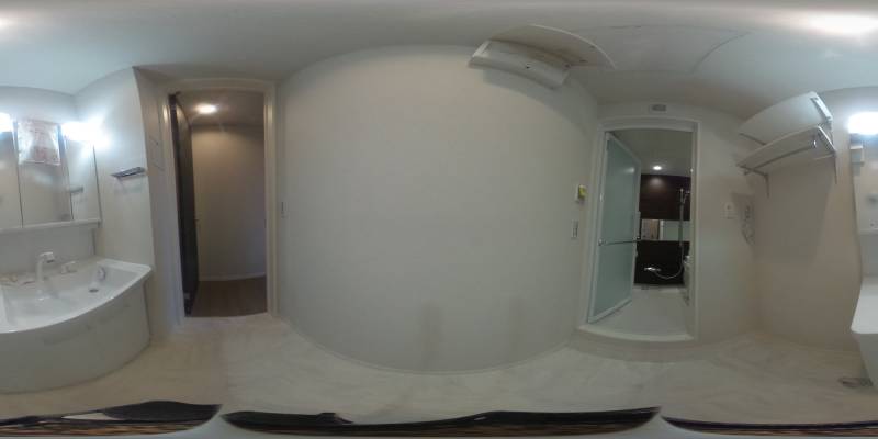 パノラマ画像洗面所