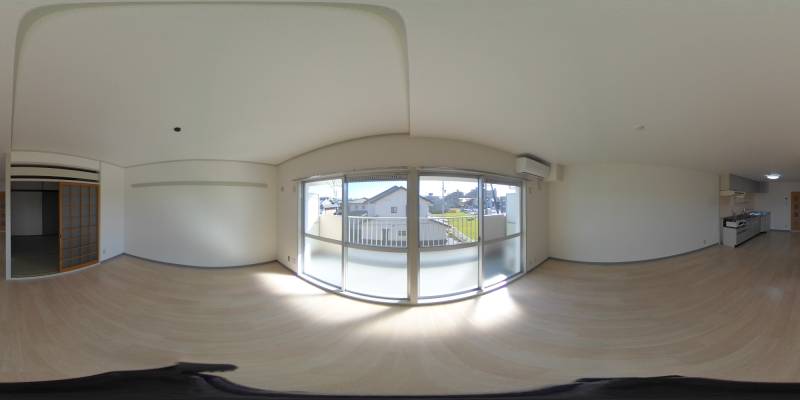 パノラマ画像リビング