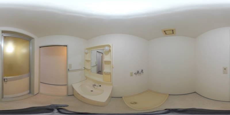 パノラマ画像洗面所