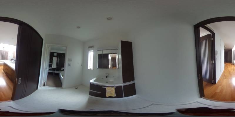 パノラマ画像洗面所