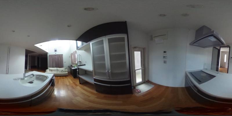 パノラマ画像キッチン