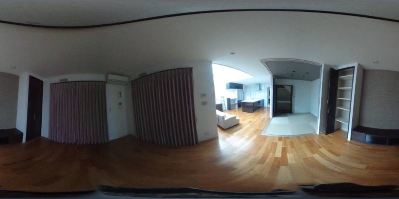 パノラマ画像リビング