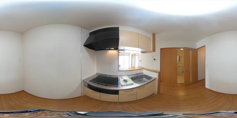 パノラマ画像キッチン
