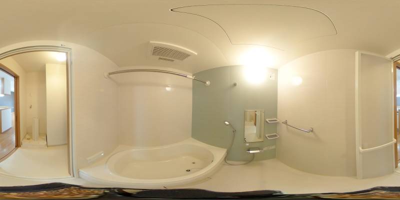 パノラマ画像バスルーム