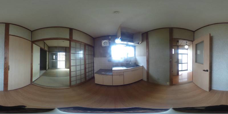 パノラマ画像キッチン