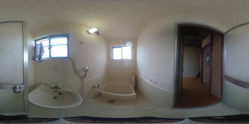 パノラマ画像バスルーム