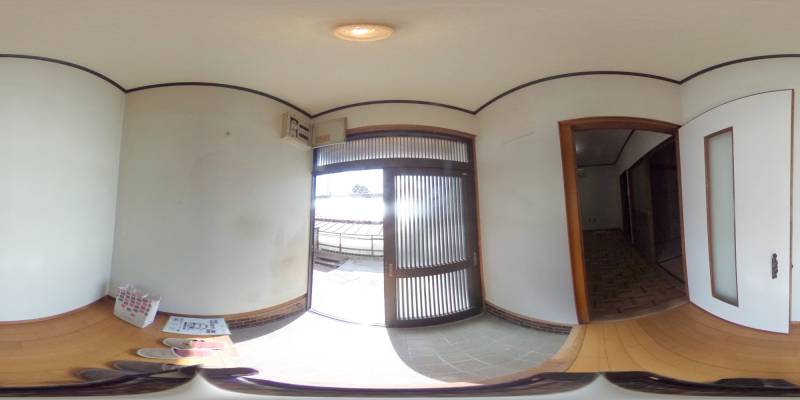 パノラマ画像玄関