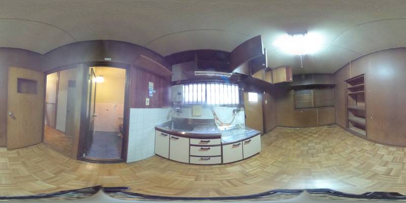 パノラマ画像キッチン