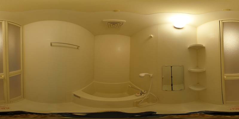 パノラマ画像バスルーム