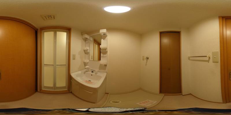 パノラマ画像洗面所