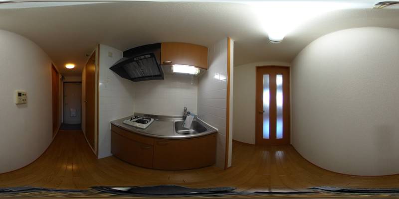 パノラマ画像キッチン